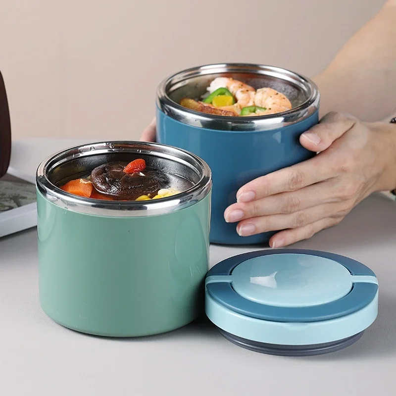 Meal Prep Lunch Boxes - 630/1000ml 보온 식품 용기, 스테인리스 스틸
