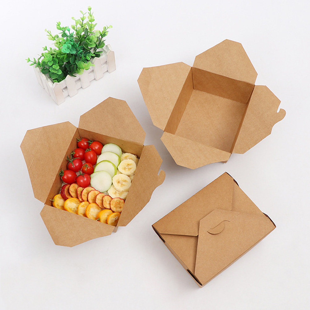 Meal Prep Day - 20Pcs 크래프트 종이 식사 준비 용기