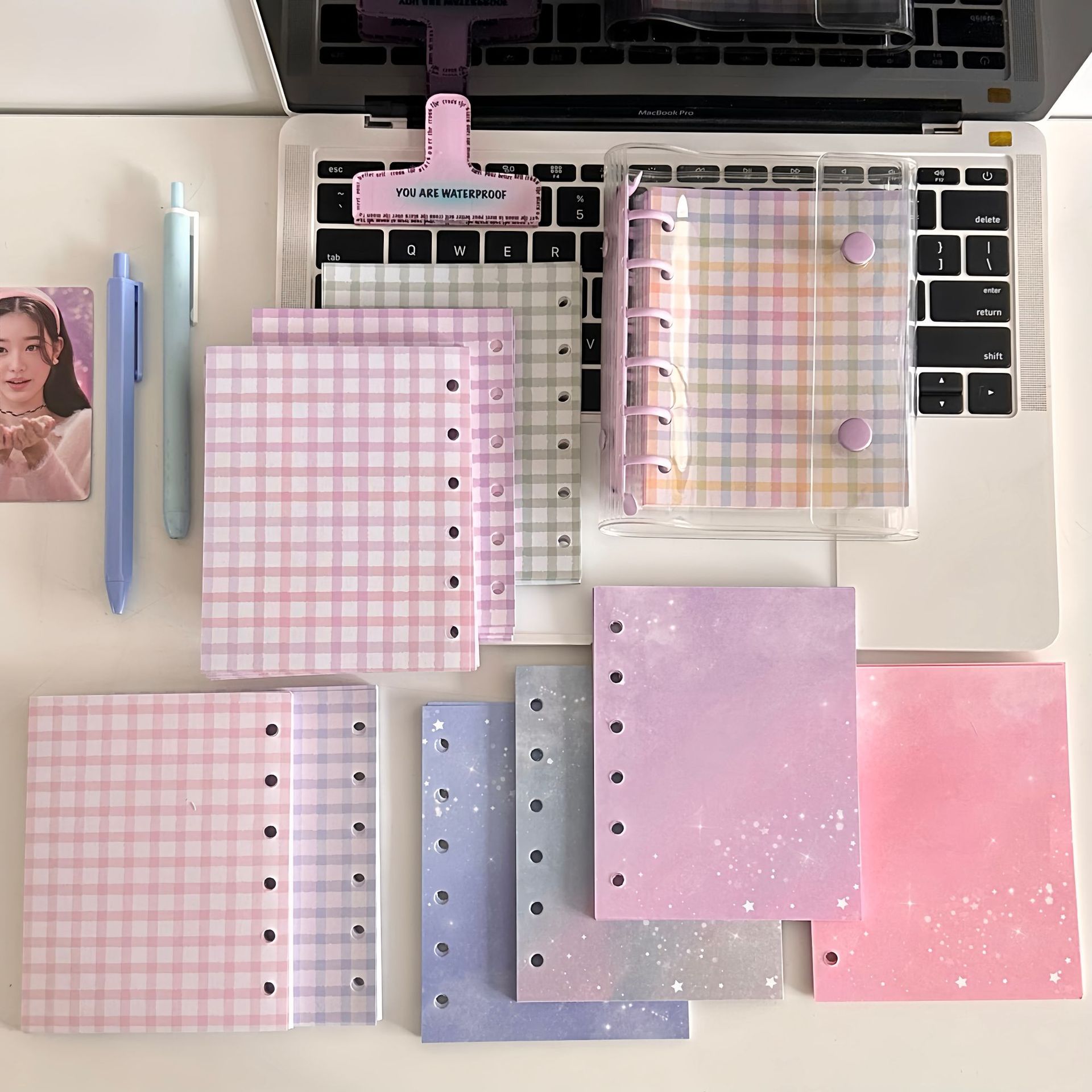 Meal Plan Notepad - A7 확대 Colouful 노트 리필 나선형