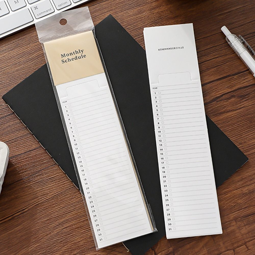 새로운 북마크 타입 노트 용지 데일리 위클리 플래너 할 - Meal Plan Notepad 리뷰 및 가격