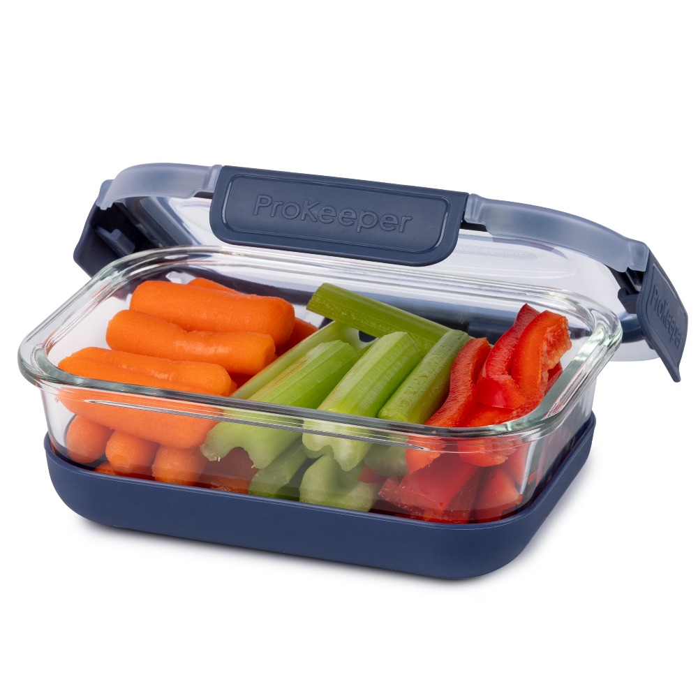 2.8컵 유리 식품 보관 용기, 실리콘 바닥 및 밀폐형 - Meal Prep Lunch Boxes 리뷰 및 가격