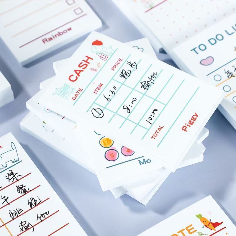 카와이 용품 스티커 노트북 기능성 플래너북 만화 귀여운 - Meal Plan Notepad 리뷰 및 가격
