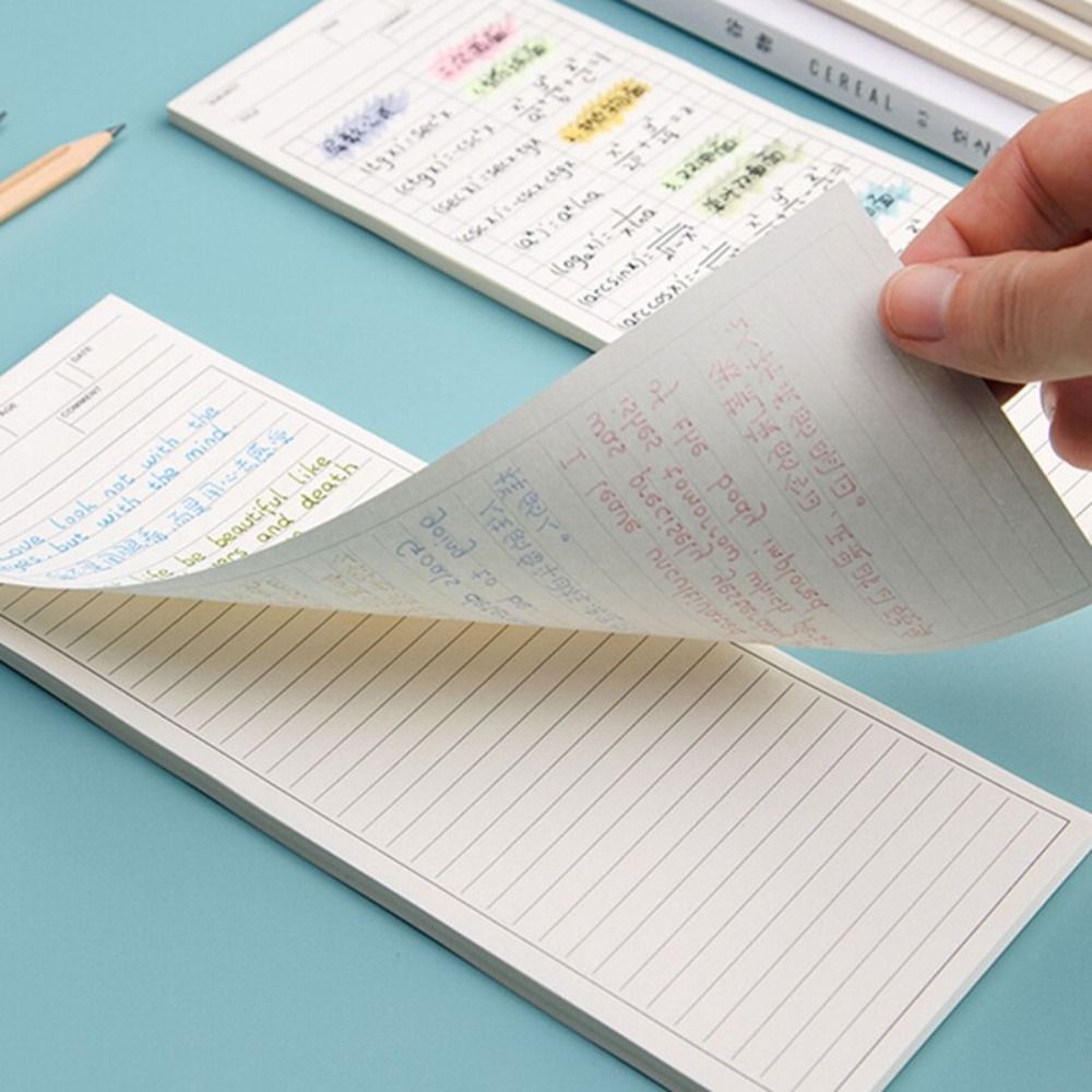 심플하고 끈적거리지 않는 긴 메모장, 문구 메모장, 메 - Meal Plan Notepad 리뷰 및 가격