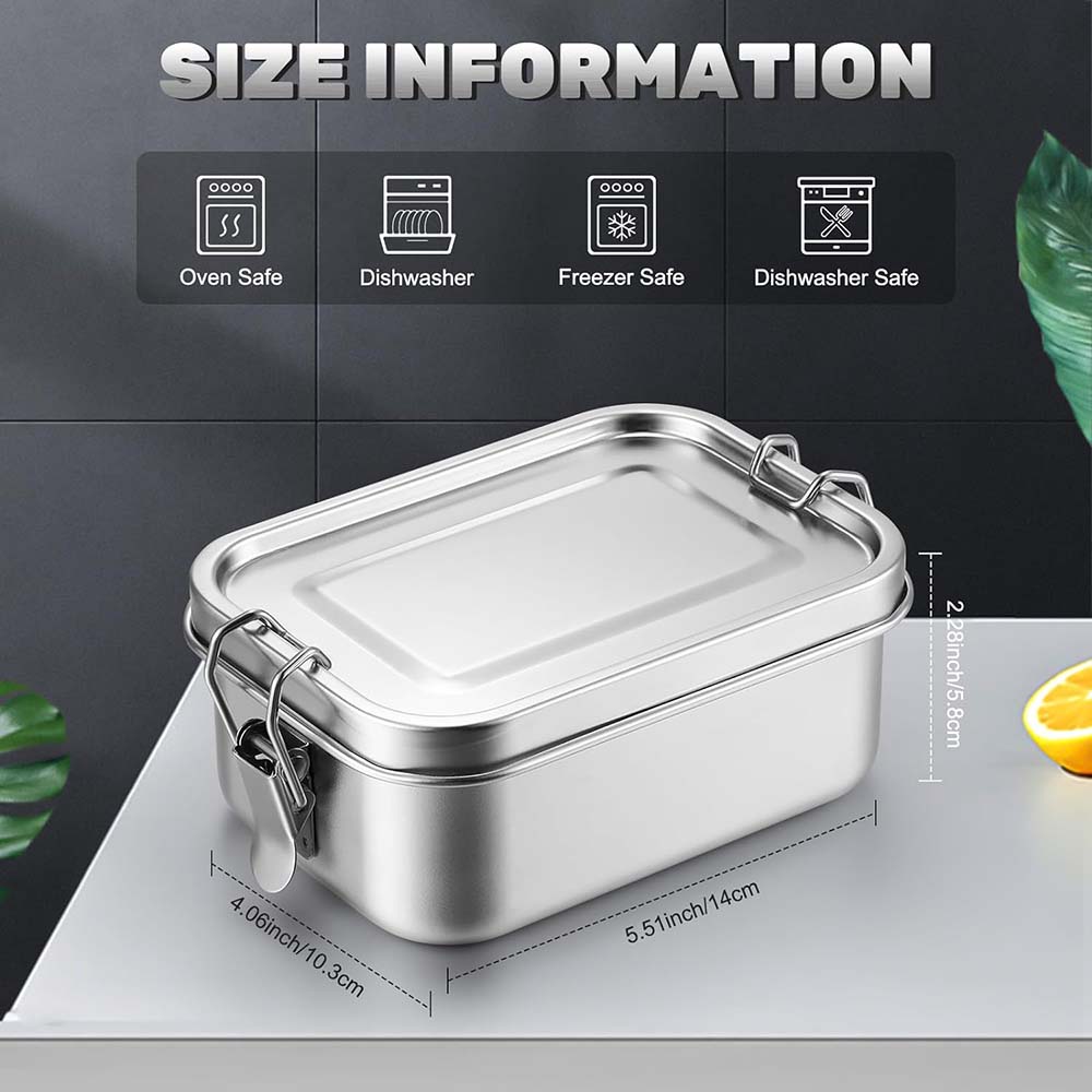 4Pcs 스테인레스 스틸 도시락 상자 금속 도시락 상자 - Meal Prep Lunch Boxes 리뷰 및 가격