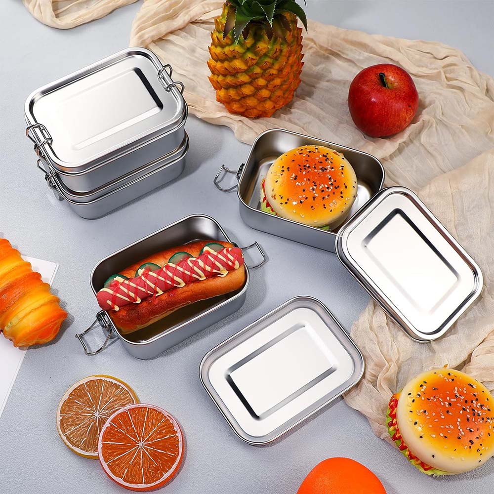 4Pcs 스테인레스 스틸 도시락 상자 금속 도시락 상자 - Meal Prep Lunch Boxes 리뷰 및 가격