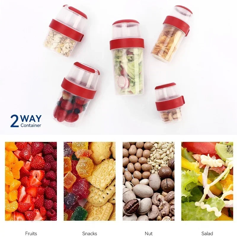 더블 레이어 봉인 된 구획 크리스퍼 상자 오트밀 너트  - Meal Prep Kits 리뷰 및 가격