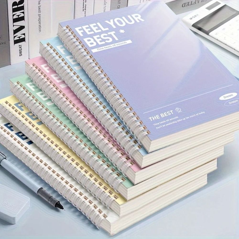 60장/책 고품질 A5 스프링 노트 천공 페이지 컬러  - Meal Plan Notepad 리뷰 및 가격