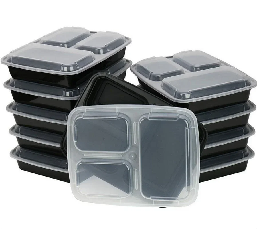 7팩 3칸 식사 준비 용기 뚜껑이 있는 매우 두꺼운 식 - Meal Prep Kits 리뷰 및 가격