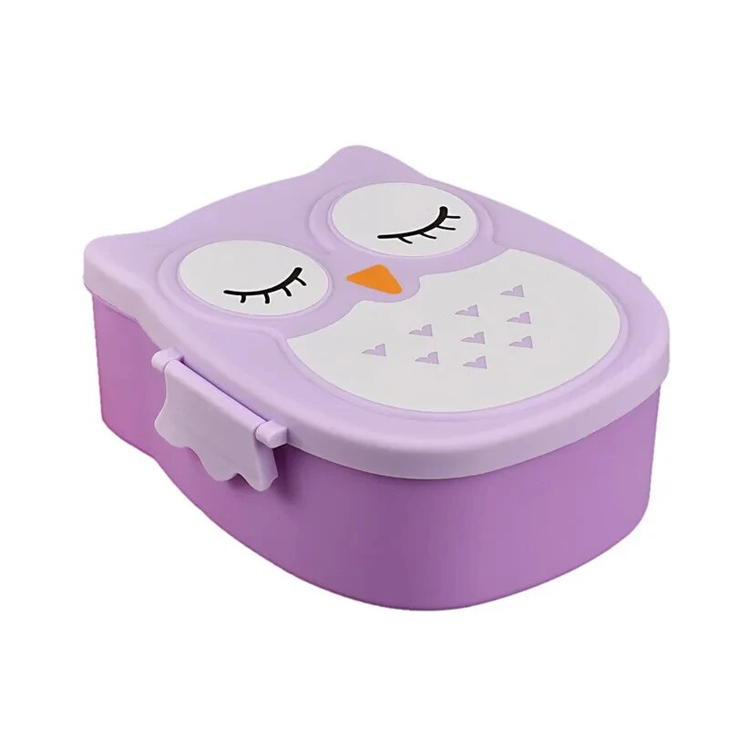칸막이가있는 올빼미 모양 도시락 상자, 뚜껑이 있는 점 - Meal Prep Kits 리뷰 및 가격