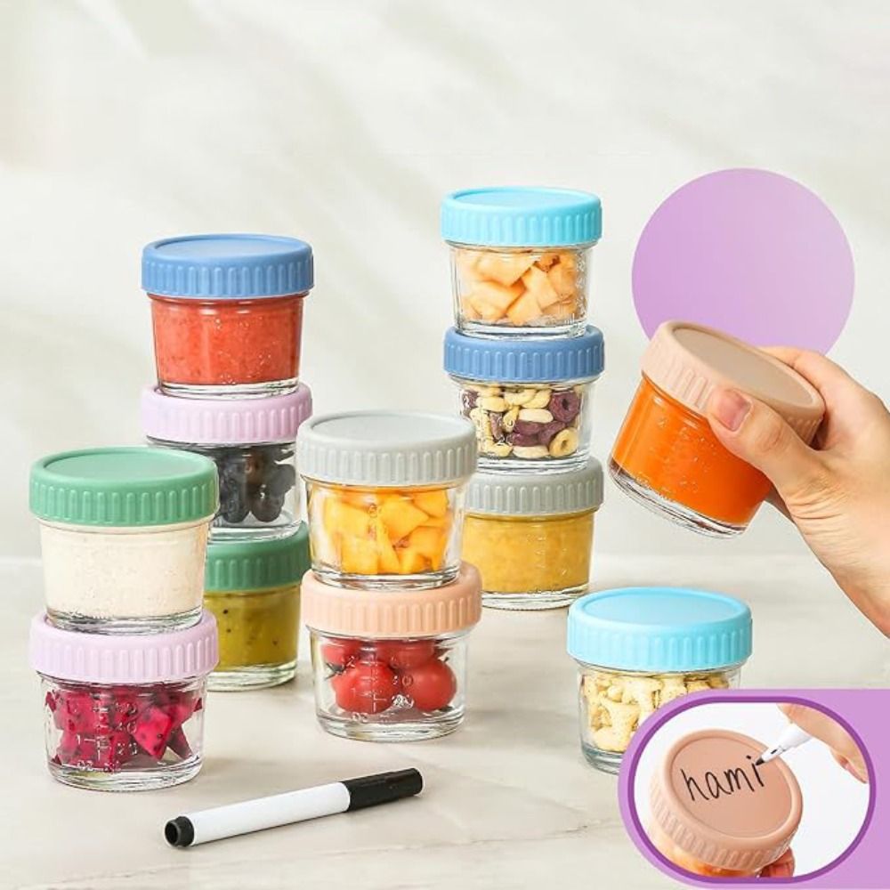 6개입 메이슨 유리병 유아식 병 뚜껑 포함 재사용 가능 - Salad Container Jar 리뷰 및 가격