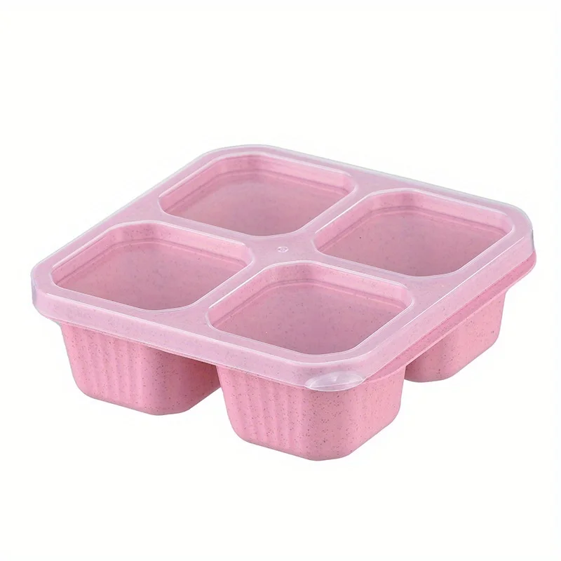 투명 뚜껑 4 개 달린 스낵 박스, 스낵 용기, 신선도 - Meal Prep Kits 리뷰 및 가격