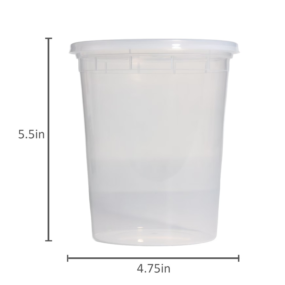 플라스틱 델리 용기 40개 세트, 32온스 대용량 재사 - Meal Prep Kits 리뷰 및 가격