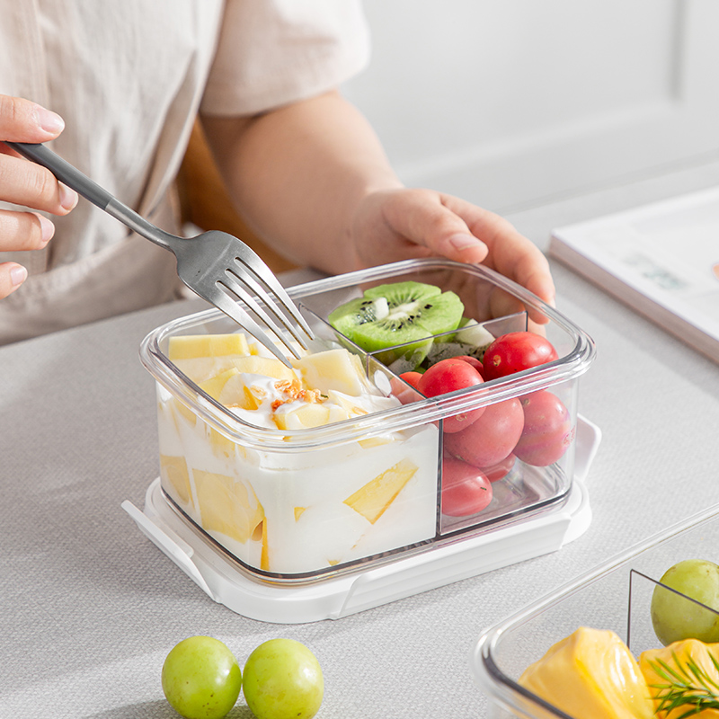 샐러드 도시락 상자 휴대용 가시성 봉인 된 식품 보관  - Meal Prep Kits 리뷰 및 가격