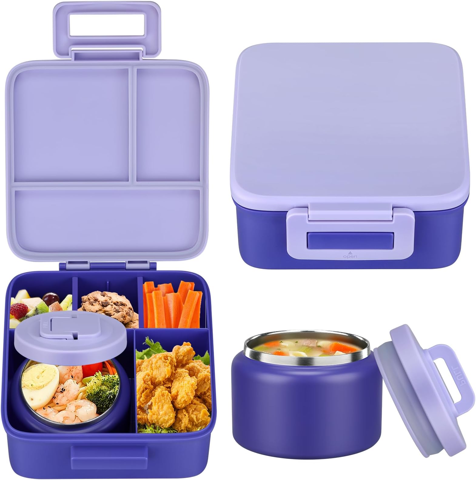 어린이용 1세트 도시락 세트, 8온스 보온 보냉 진공  - Meal Prep Kits 리뷰 및 가격