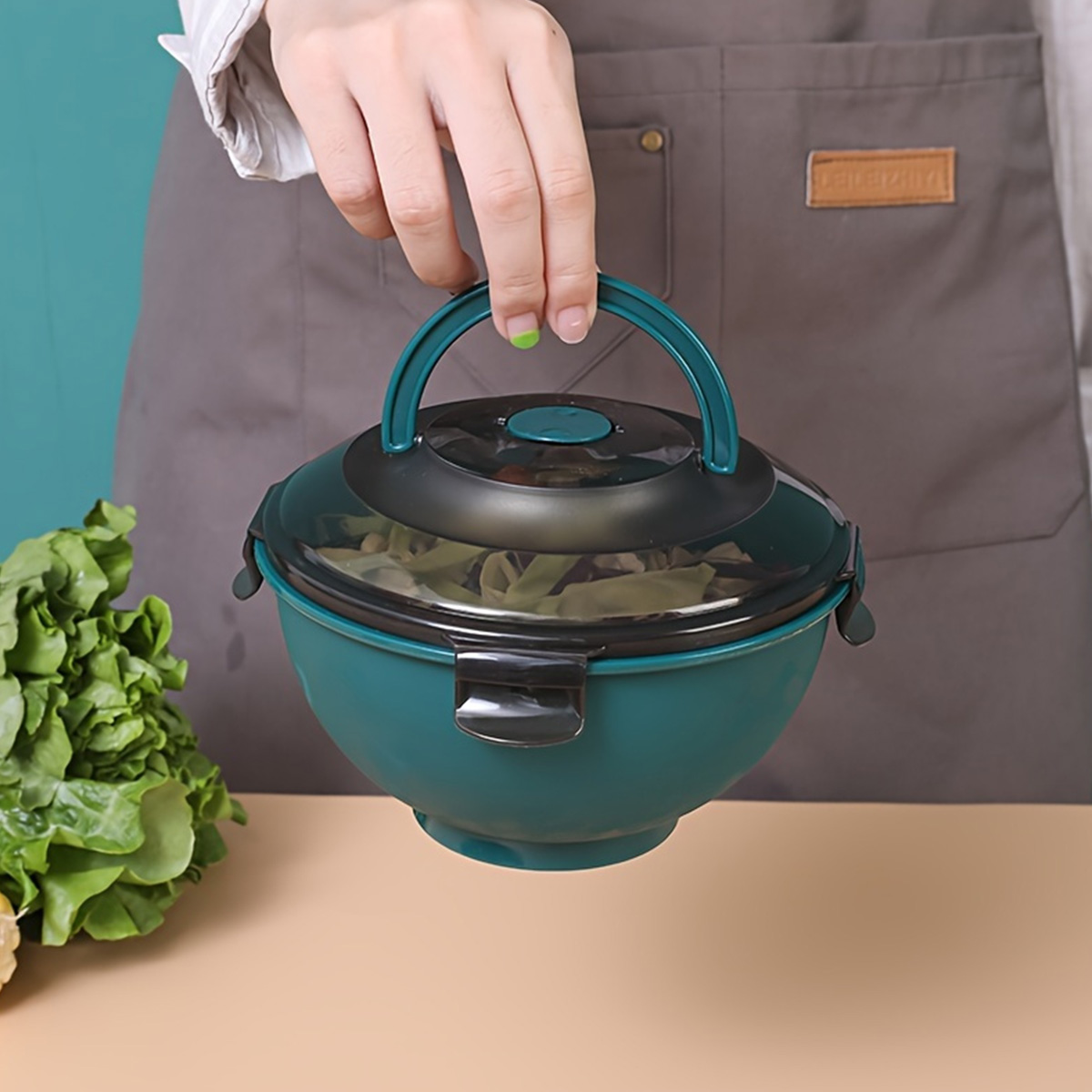 휴대용 샐러드 국수 수프 그릇, 새지 않는 도시락, 아 - Salad Container Jar 리뷰 및 가격