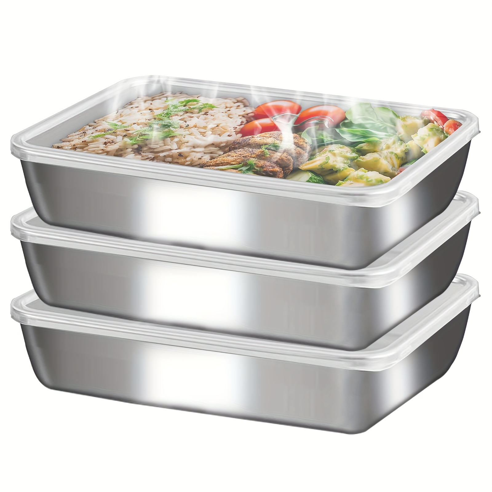 3개 스텐밧드 밀폐용기, 스텐+밀폐용기 반찬통, 냉동보 - Meal Prep Lunch Boxes 리뷰 및 가격