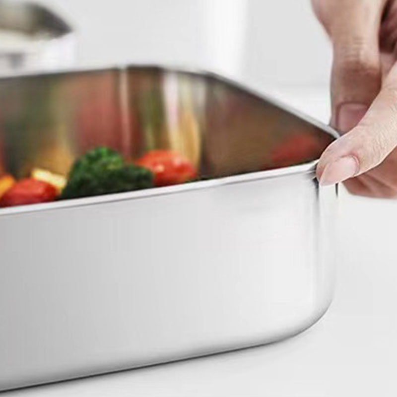 304 스테인레스 스틸 사각 도시락 상자 밀폐형 절연  - Meal Prep Lunch Boxes 리뷰 및 가격