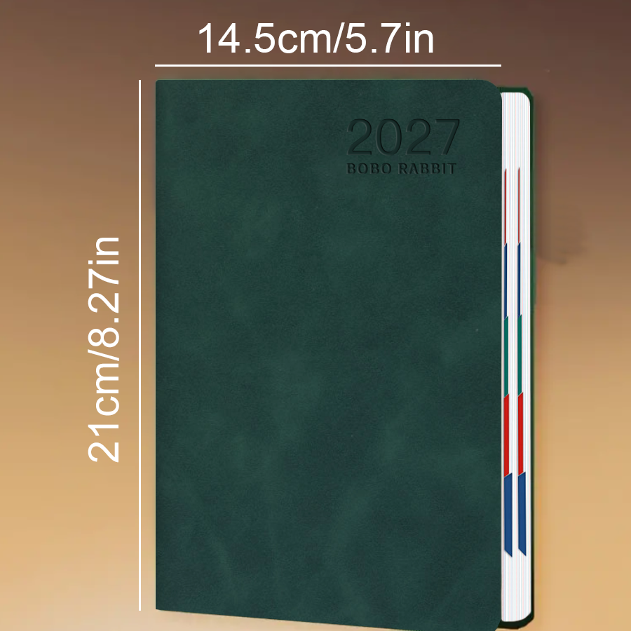 2027 데일리 플래너 캘린더 다이어리, 320페이지  - Meal Plan Notepad 리뷰 및 가격