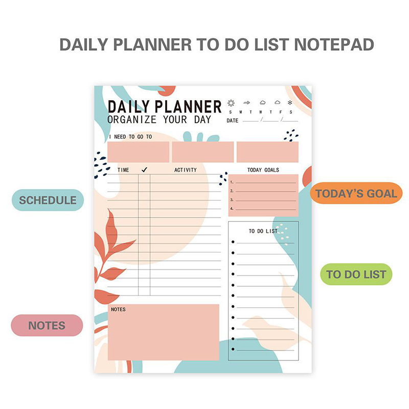마그네틱 데일리 플래너 메모장, 52 장 떼어 낼 일  - Meal Plan Notepad 리뷰 및 가격