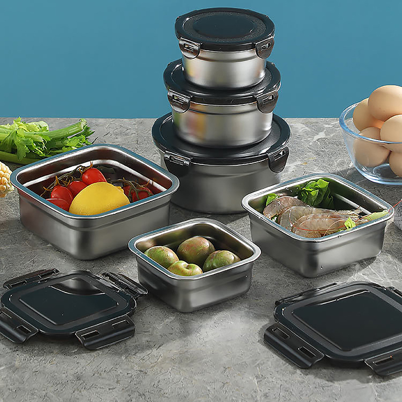 스테인레스 스틸 식품 용기 밀폐 뚜껑, 신선한 보관 상 - Meal Prep Kits 리뷰 및 가격