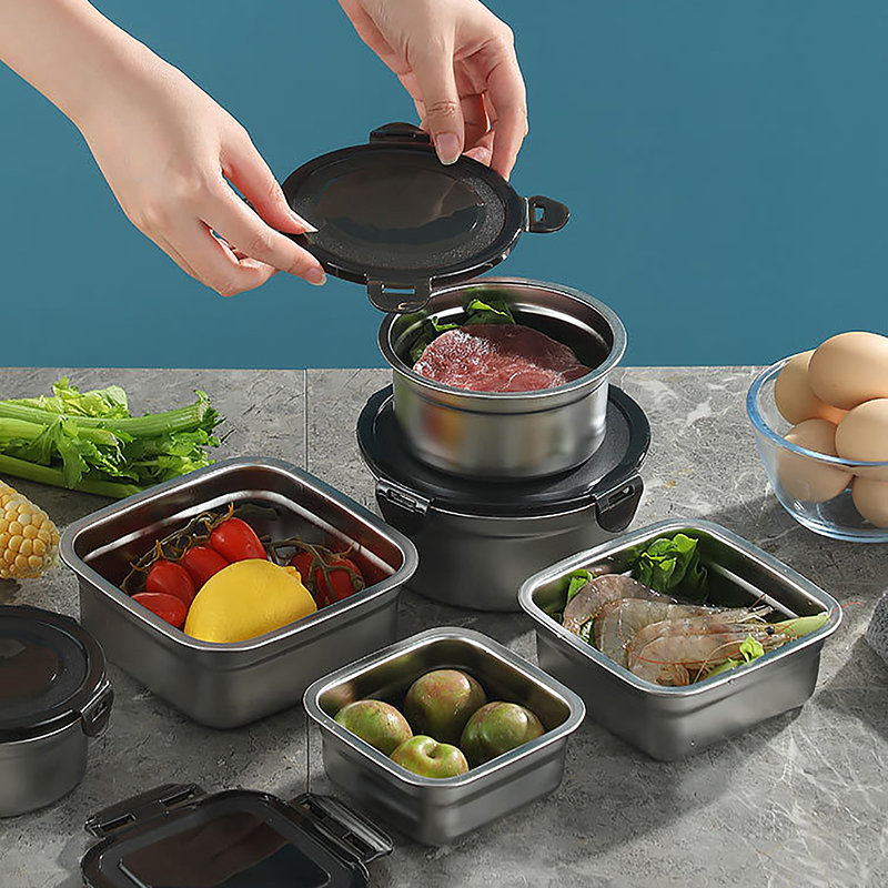 스테인레스 스틸 식품 용기 밀폐 뚜껑, 신선한 보관 상 - Meal Prep Kits 리뷰 및 가격