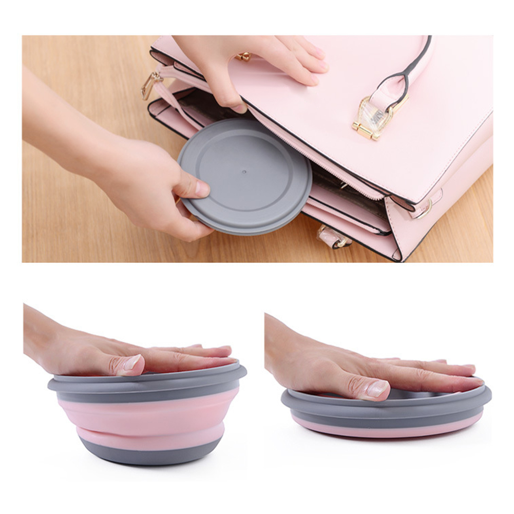 휴대용 접는 도시락 상자 그릇 세트 실리콘 3 개/대  - Salad Container Jar 리뷰 및 가격