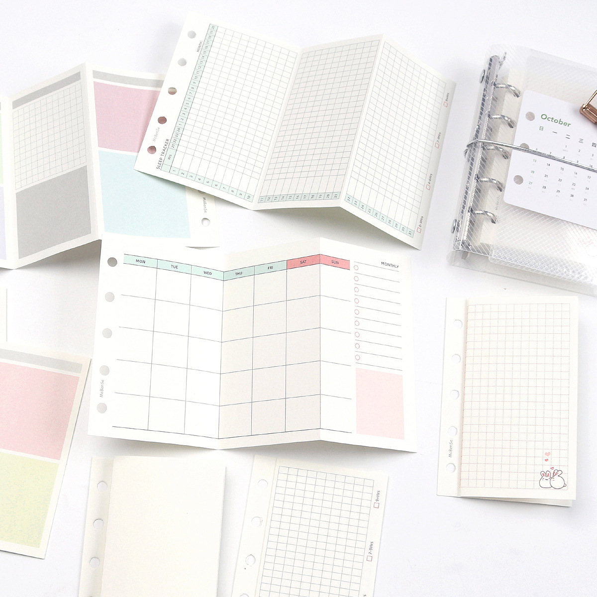 M5 50매 다채로운 루스 리프 노트 리필 나선형 바인 - Meal Plan Notepad 리뷰 및 가격
