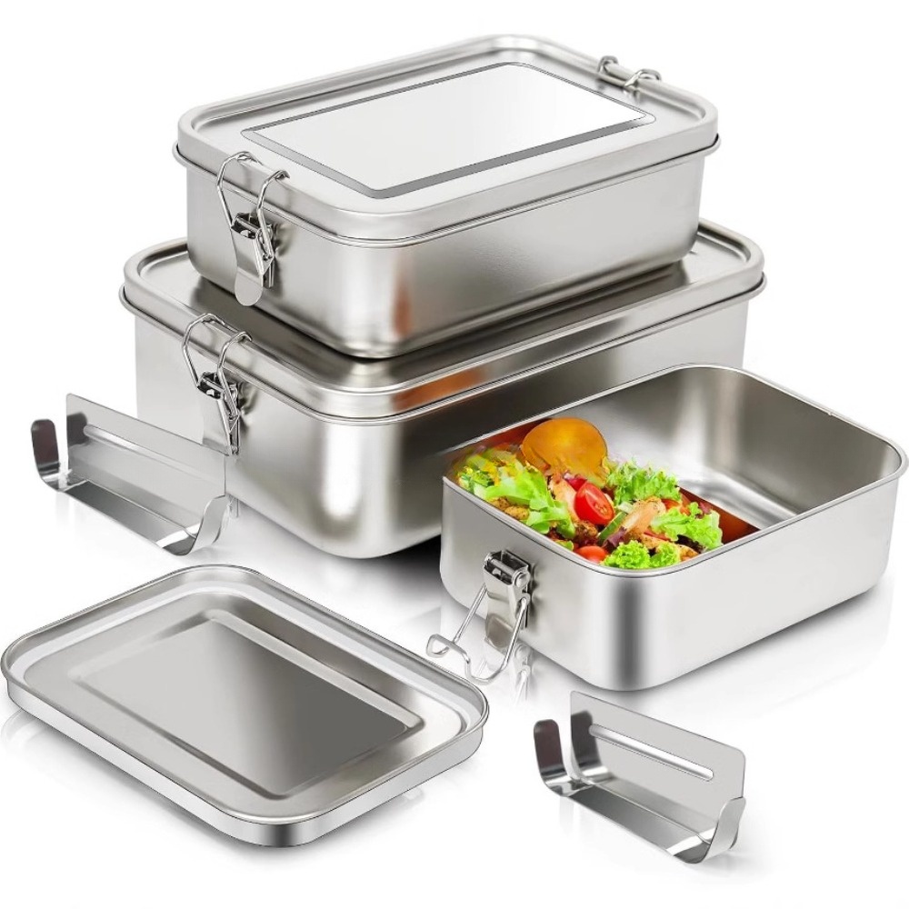 스테인레스 스틸 도시락 상자 금속 도시락 상자 잠글 수 - Meal Prep Lunch Boxes 리뷰 및 가격
