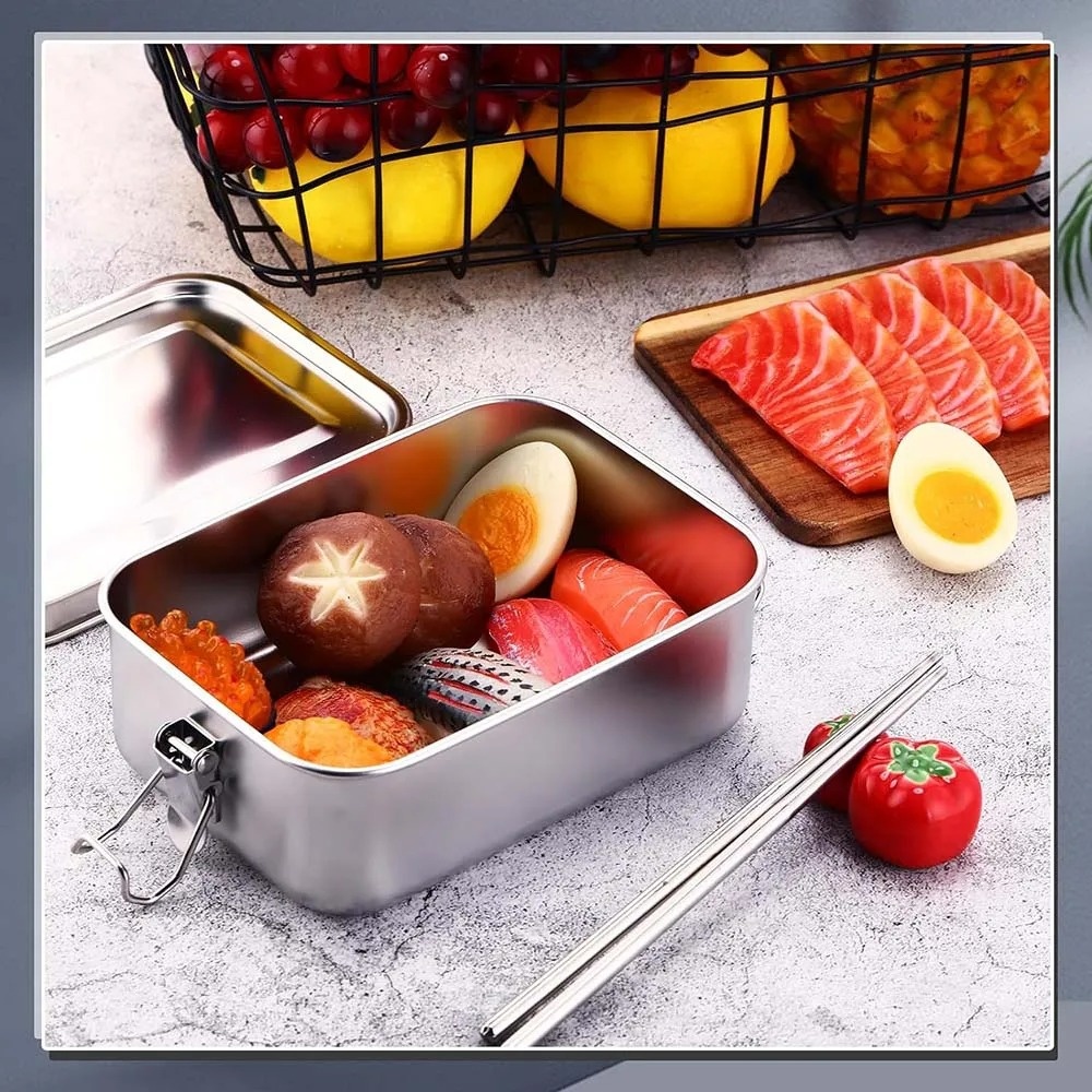 스테인레스 스틸 도시락 상자 금속 도시락 상자 잠글 수 - Meal Prep Lunch Boxes 리뷰 및 가격